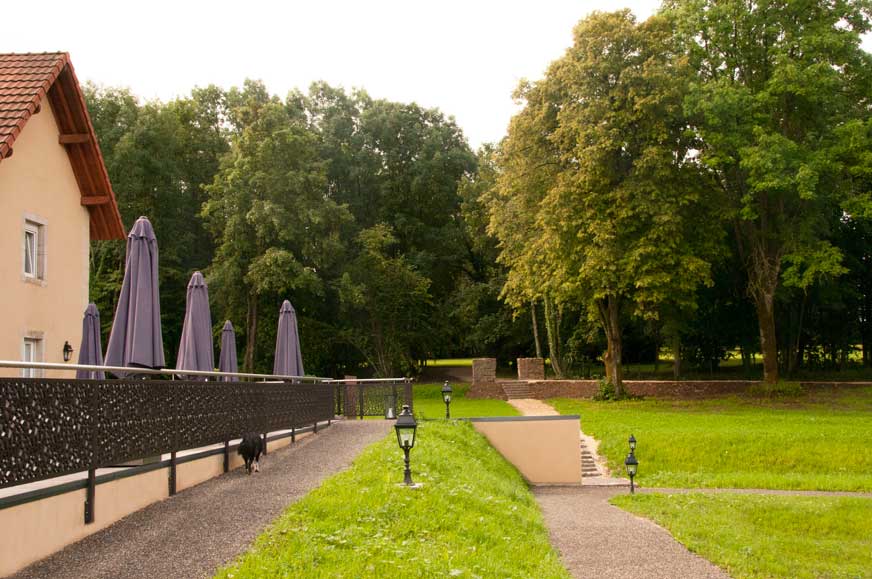 Photo: Accés au parc des Cèdres